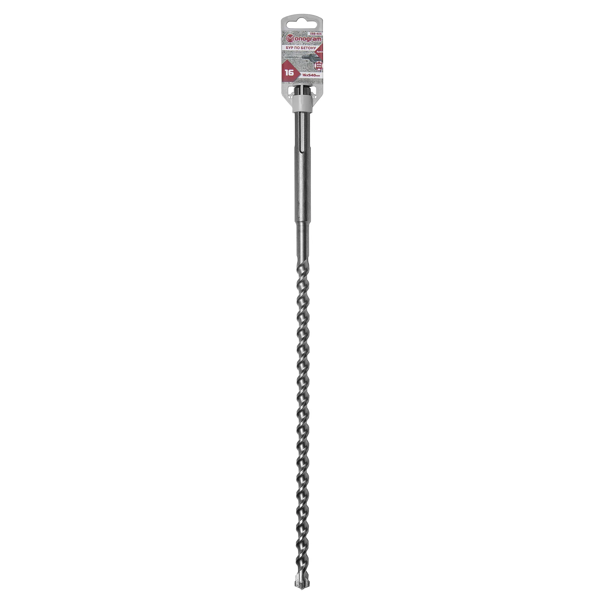 Бур по бетону MONOGRAM Special SDS-max 16x400/540 мм Monogram 088-406
