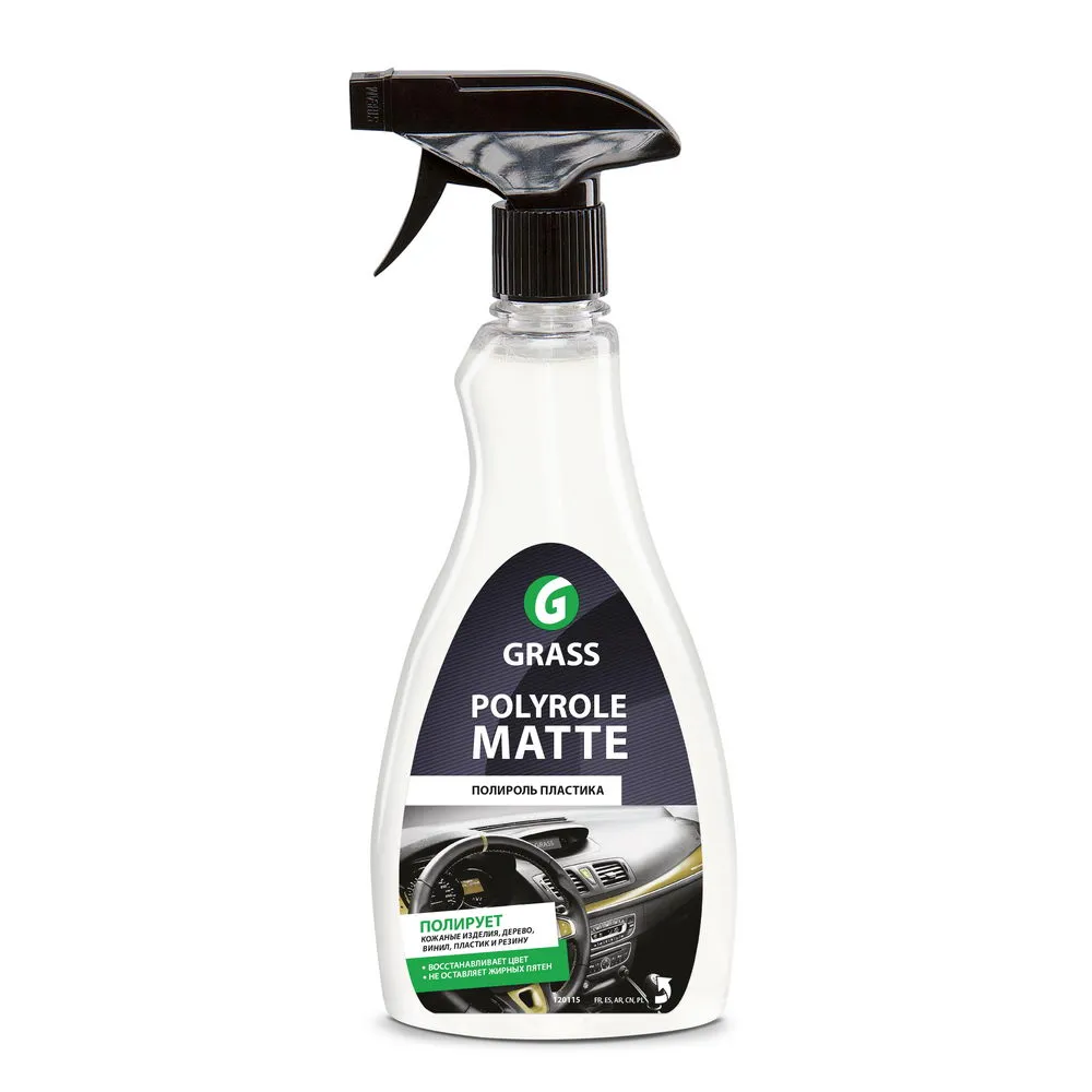 Полироль пластика Polyrole Matte матовый блеск GRASS 500 мл