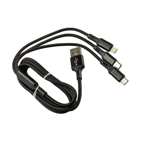 Кабель USB универсальный 3 в 1 (lightning /miсro-USB/type-C), 1,2м LECAR000145209