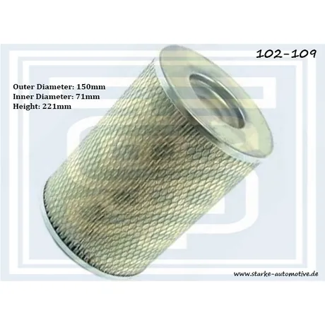 Фильтр воздушный MER 100 (631) Mot.616 08.93-- STARKE 102-109