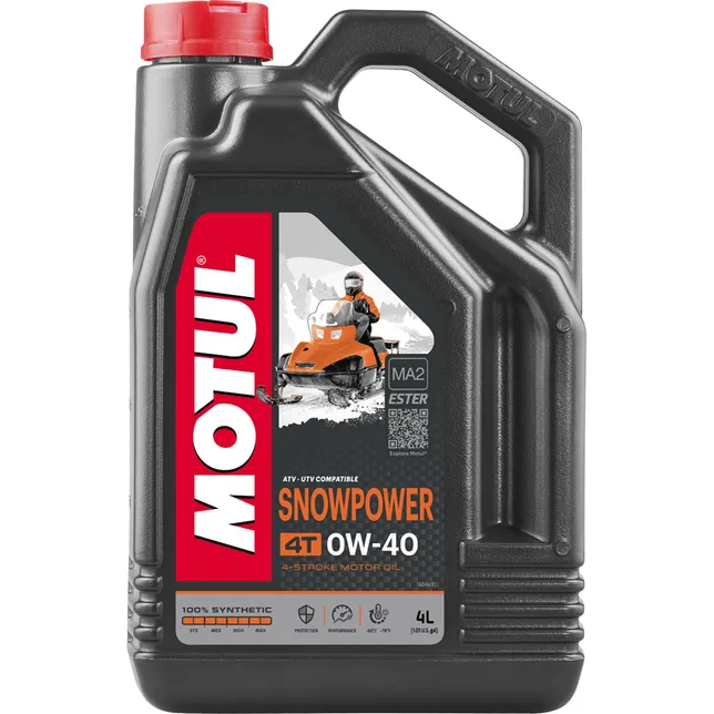 Масло моторное 4T Motul Snowpower 0W40 синтетическое 4 л 105892
