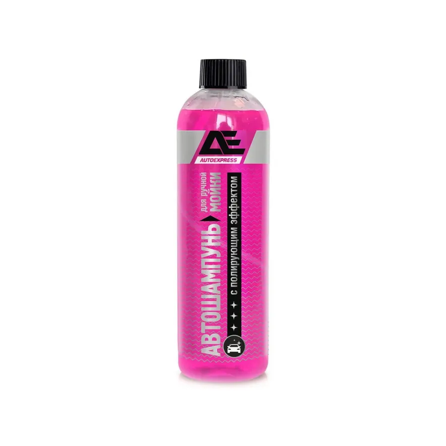 Шампунь для ручной мойки 500мл с полирующим эффектом AUTOEXPRESS Титан-СМ AE-5110