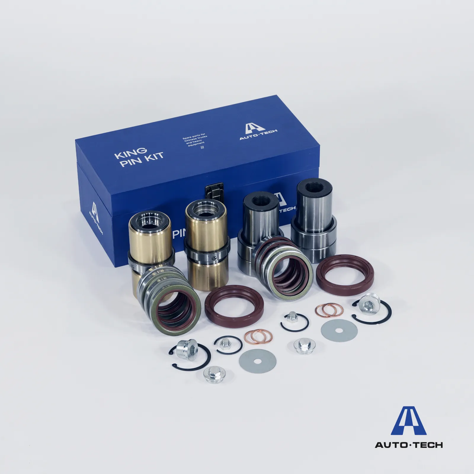 Шкворень полный комплект SHACMAN 6х6 (балка 9.5) AVTO-TECH AT1390