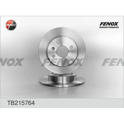 Диск тормозной задний OPEL ASTRA 98-09 240X9,9X4; FENOX TB215764