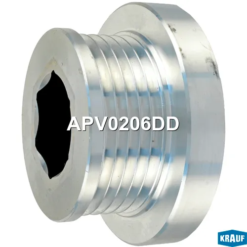 Шкив генератора металлический KRAUF APV0206DD