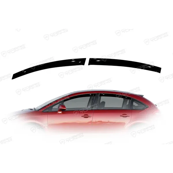 Дефлекторы боковых окон Citroen C4 I Hb 5d 2004-2010 Cobra tuning C40304
