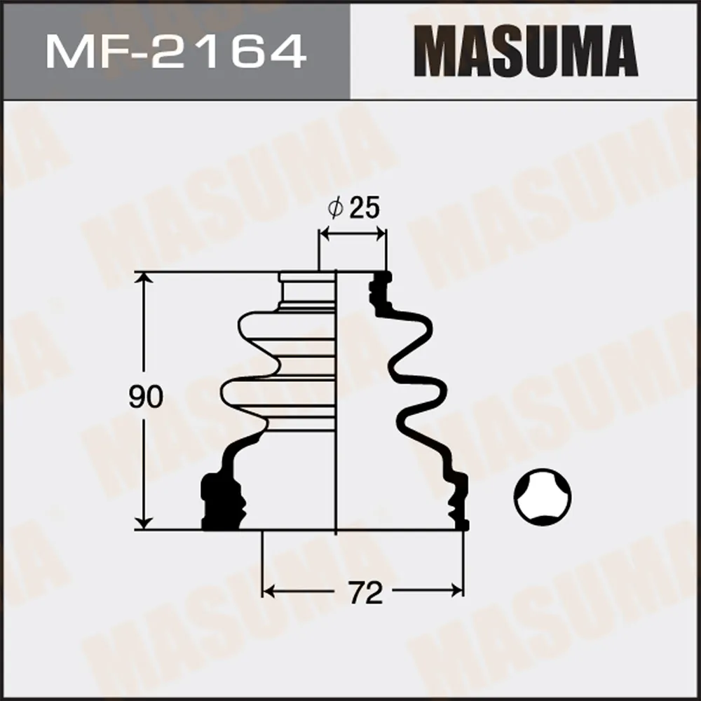 Пыльник ШРУСа TOYOTA ALPHARD MASUMA MF-2164