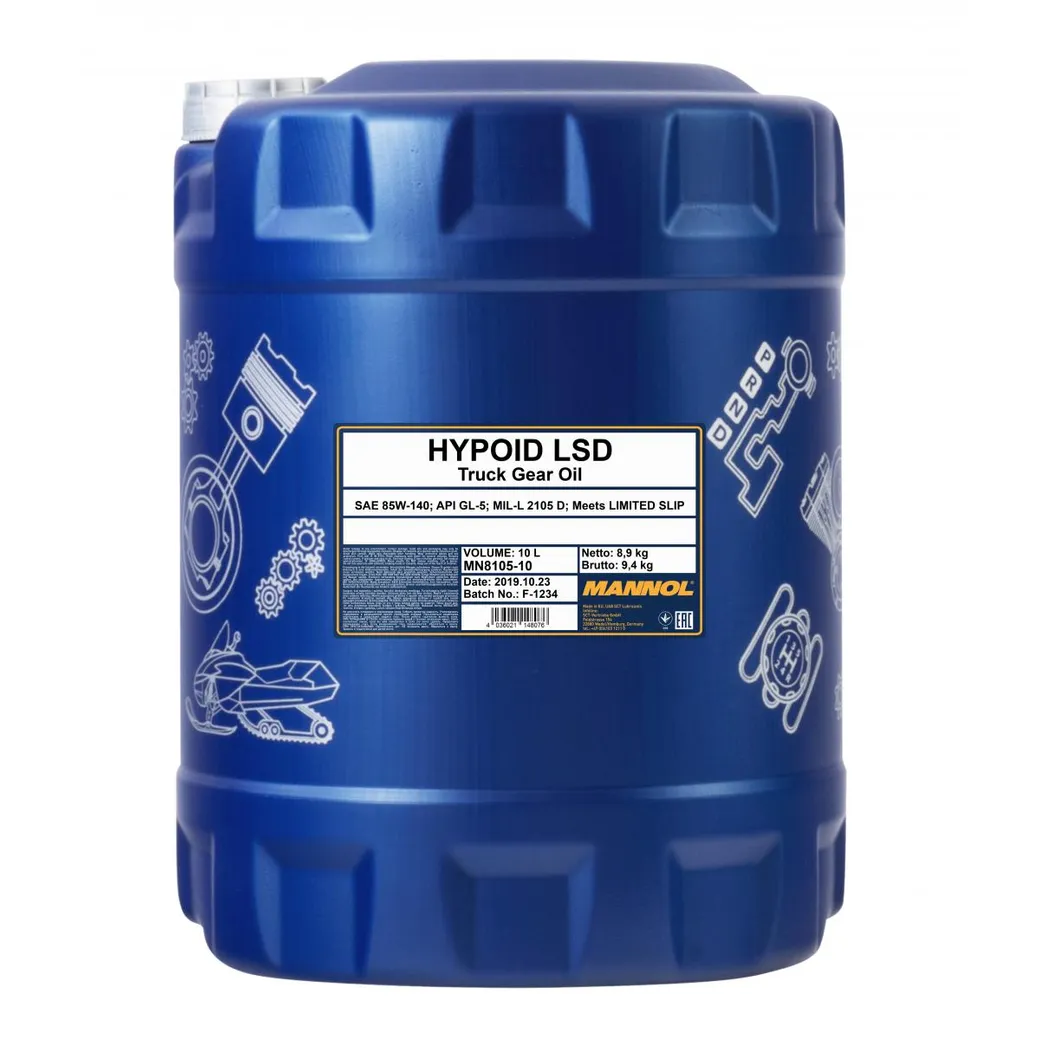 Трансмиссионное масло Hypoid LSD GL-5 85w140 (10л.)
