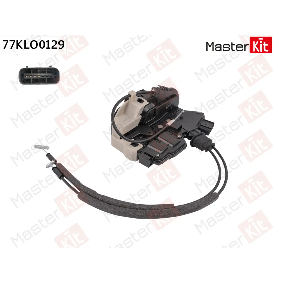 Замок двери зад. лев. KIA SORENTO (XM) 2009 - 2018 MASTERKIT 77KLO0129