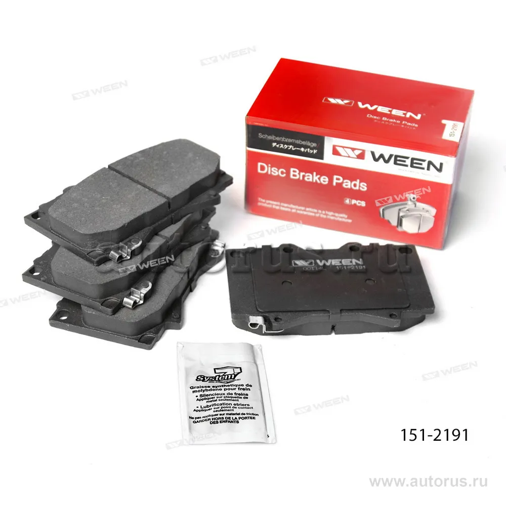 Колодки передние WEEN 151-2191