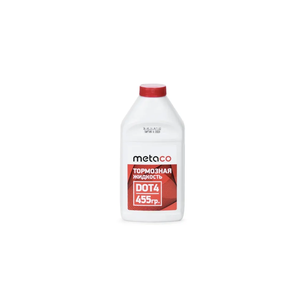 Жидкость тормозная METACO DOT 3&4 0.5L 455 ГР. 0.5l Metaco 998-2001