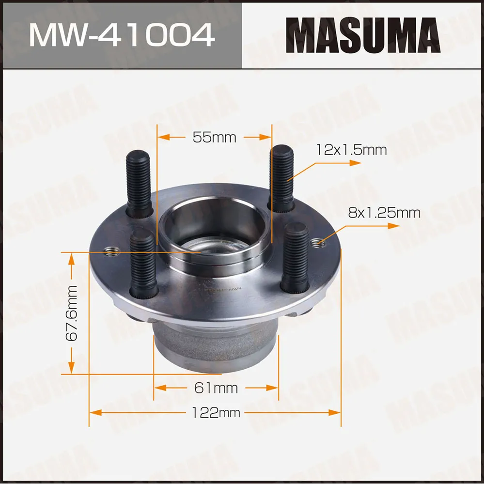 Ступица с подшипником MAZDA DEMIO/MX-5 MASUMA MW41004