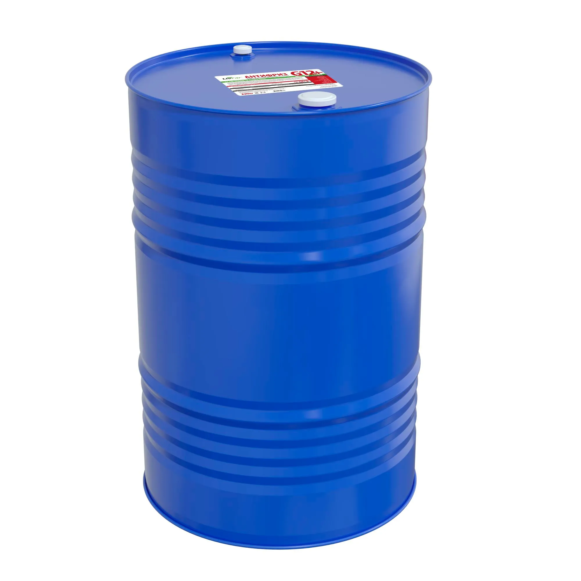 Антифриз LIVCAR Coolant G12+ готовый -40C красный 220 кг 2220-LCA-220R