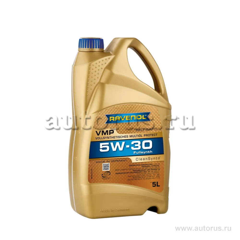 Моторное масло RAVENOL VMP SAE 5W-30 (5л) new 1111122-005 (4014835723351)