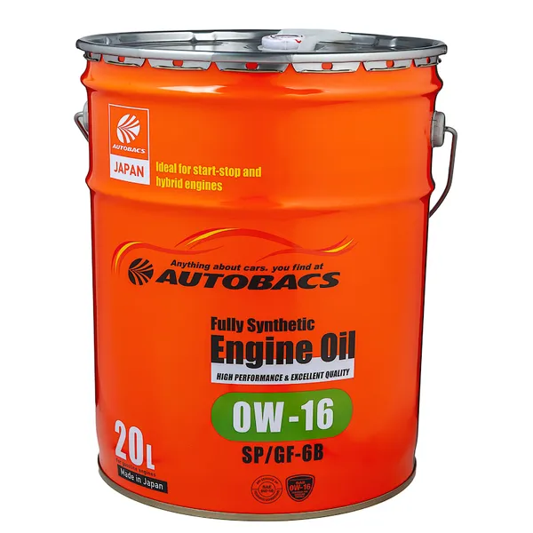 Масло моторное AUTOBACS Engine Oil 0W-16 синтетическое 20 л A00032227