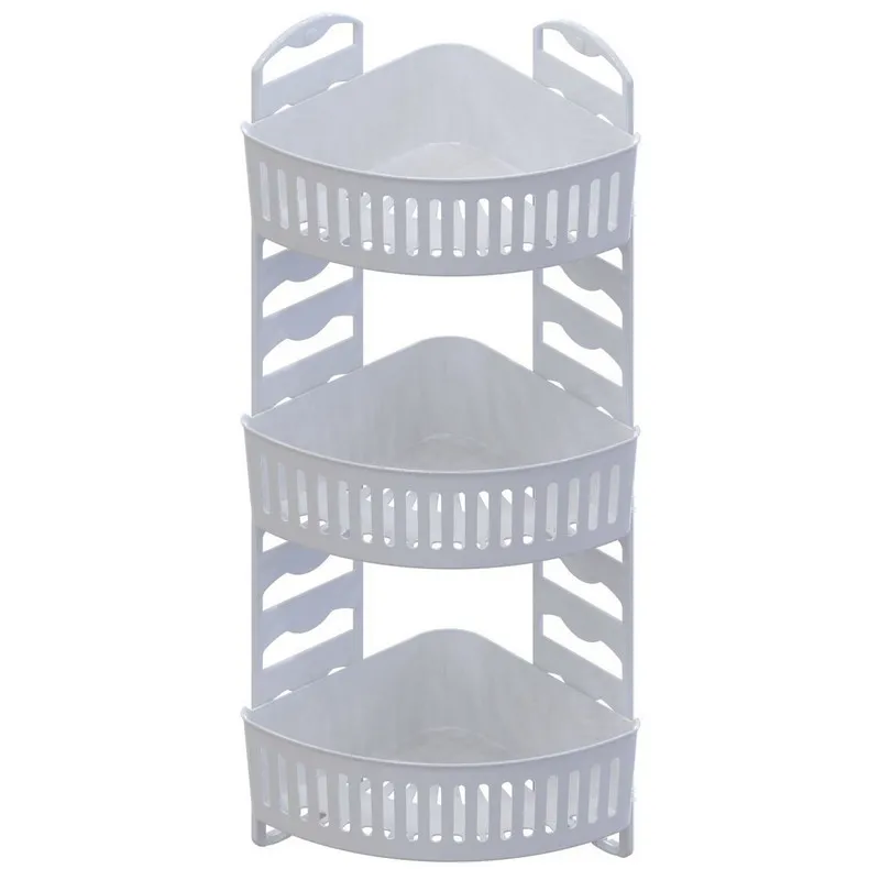 Полка для ванной Грация угловая 3-х ярусная EK-510 1204152