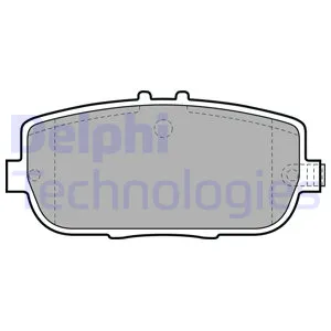 Колодки тормозные задние MAZDA DELPHI LP2027
