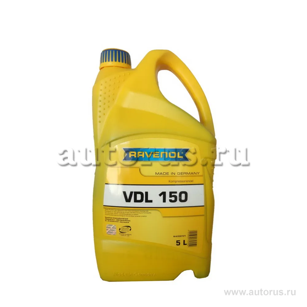 Компрессорное масло RAVENOL Kompressorenoel VDL 150 (5л) new 1330101-005 (4014835757059)