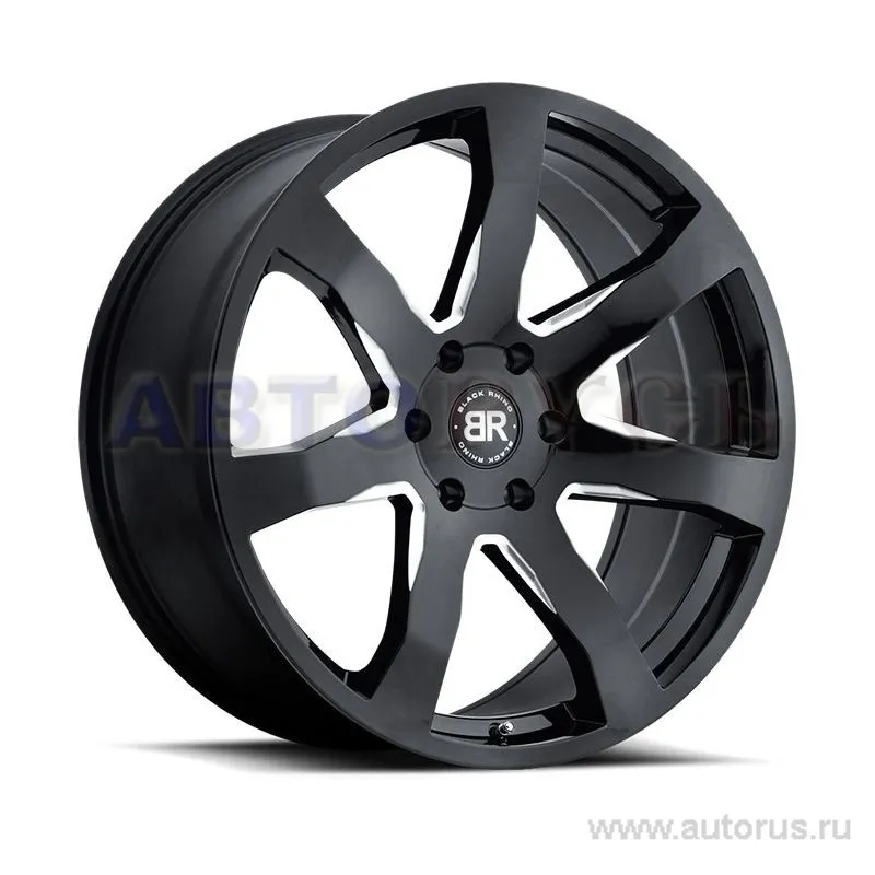 Диск литой R22 9.5J 5x150/110.1 ET30 BLACK RHINO Mozambique Gloss Black 2295MZA305150B10