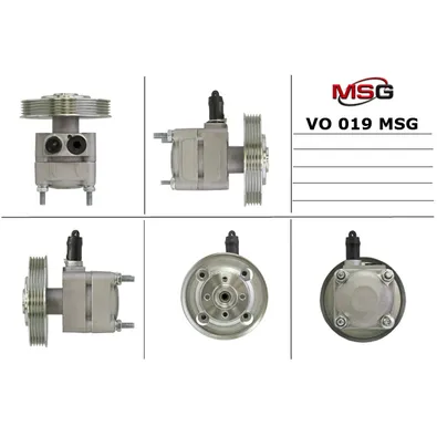 Насос гидроусилителя руля VOLVO S80 06-, FORD MONDEO IV 07-, VOLVO XC 70 07-, VOLVO V 70 07- MSG VO 019