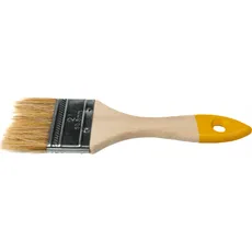 Кисть малярная плоская с деревянной ручкой 50мм (2), с натур. щетиной S SAMTOOLS SAMC-027001050