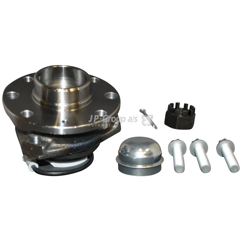 Ступица передняя в сборе L=R OPEL Astra H 04> /c ABS 4 отверстия JP JP GROUP 1241400900
