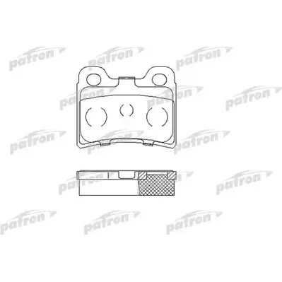 Колодки тормозные дисковые задн FORD: ESCORT V 90-92, ESCORT V кабрио 90-92, PATRON PBP772