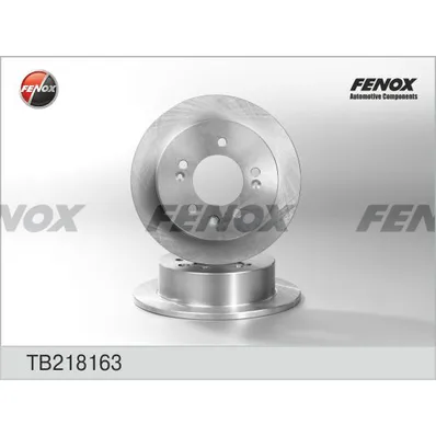 Диск тормозной задний HYUNDAI ELANTRA 1.6 HD 06-11, SONATA VI 09- FENOX TB218163