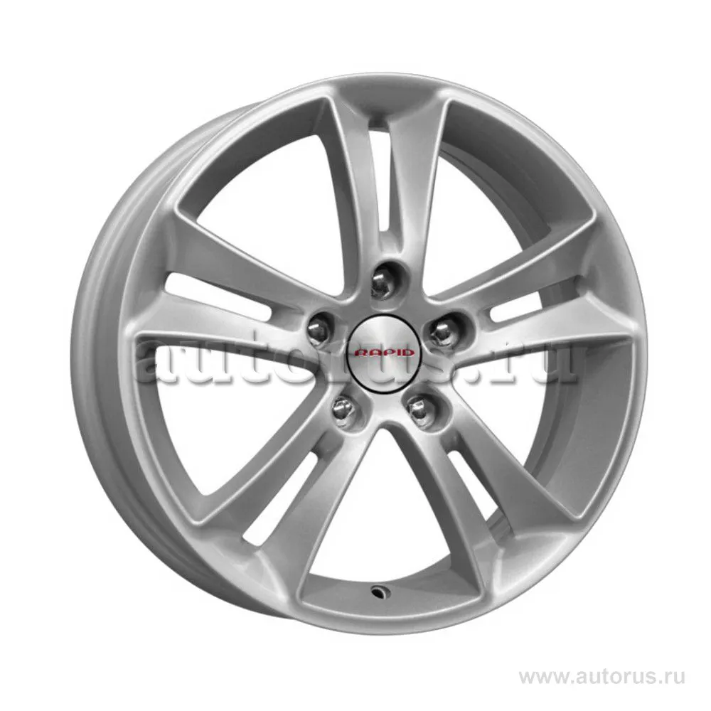 Диск литой R16 6.5J 5x112/66.6 ET45 КИК Ред-Тауэр блэк платинум 14757