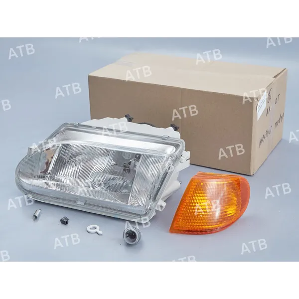 Блок фара ВАЗ 2115 Бош в сборе с желтым поворотником левая ATB 1AV15B8YQL