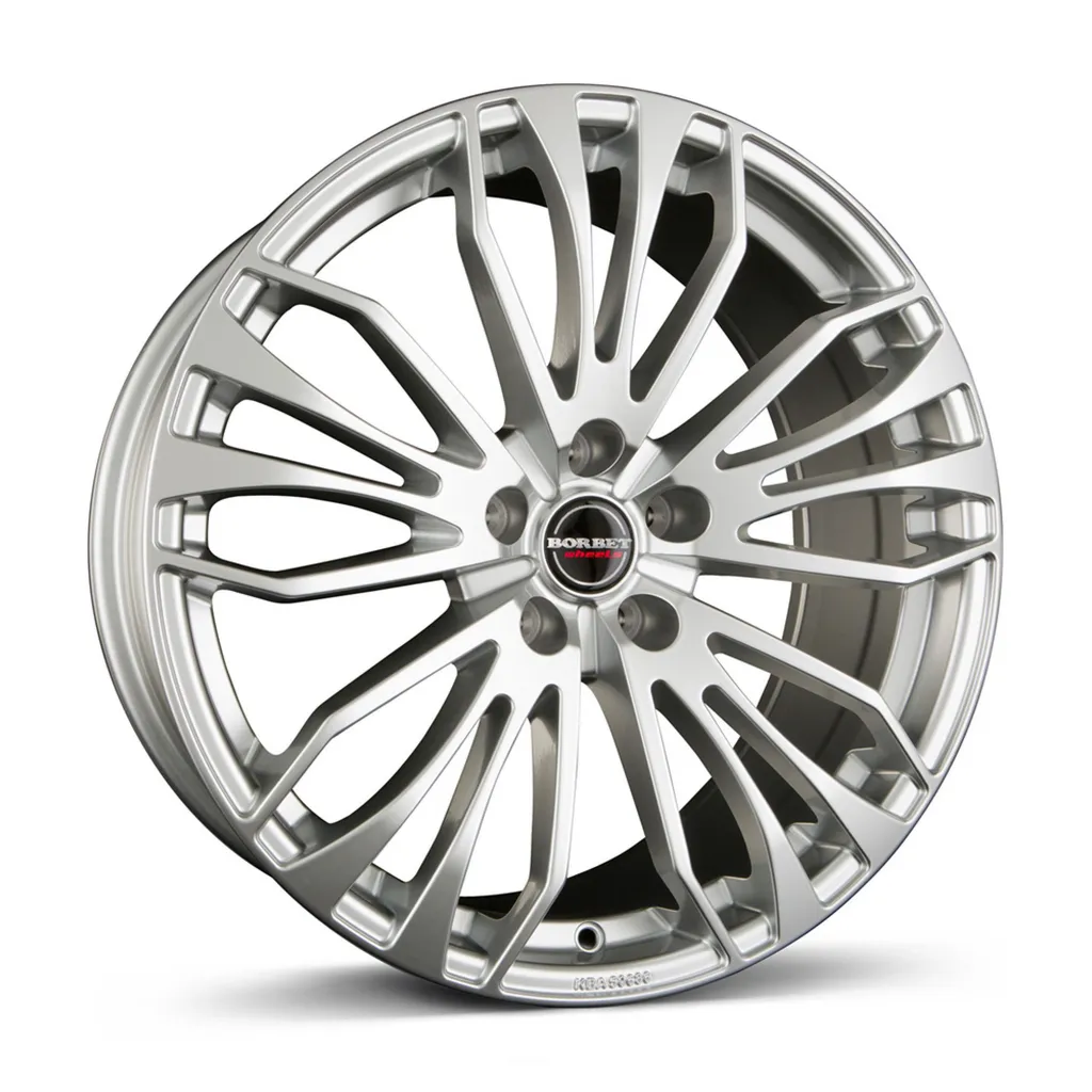 Диск литой R18 8J 5x112/57.1 ET44 BORBET RB Sterling Silver 222488