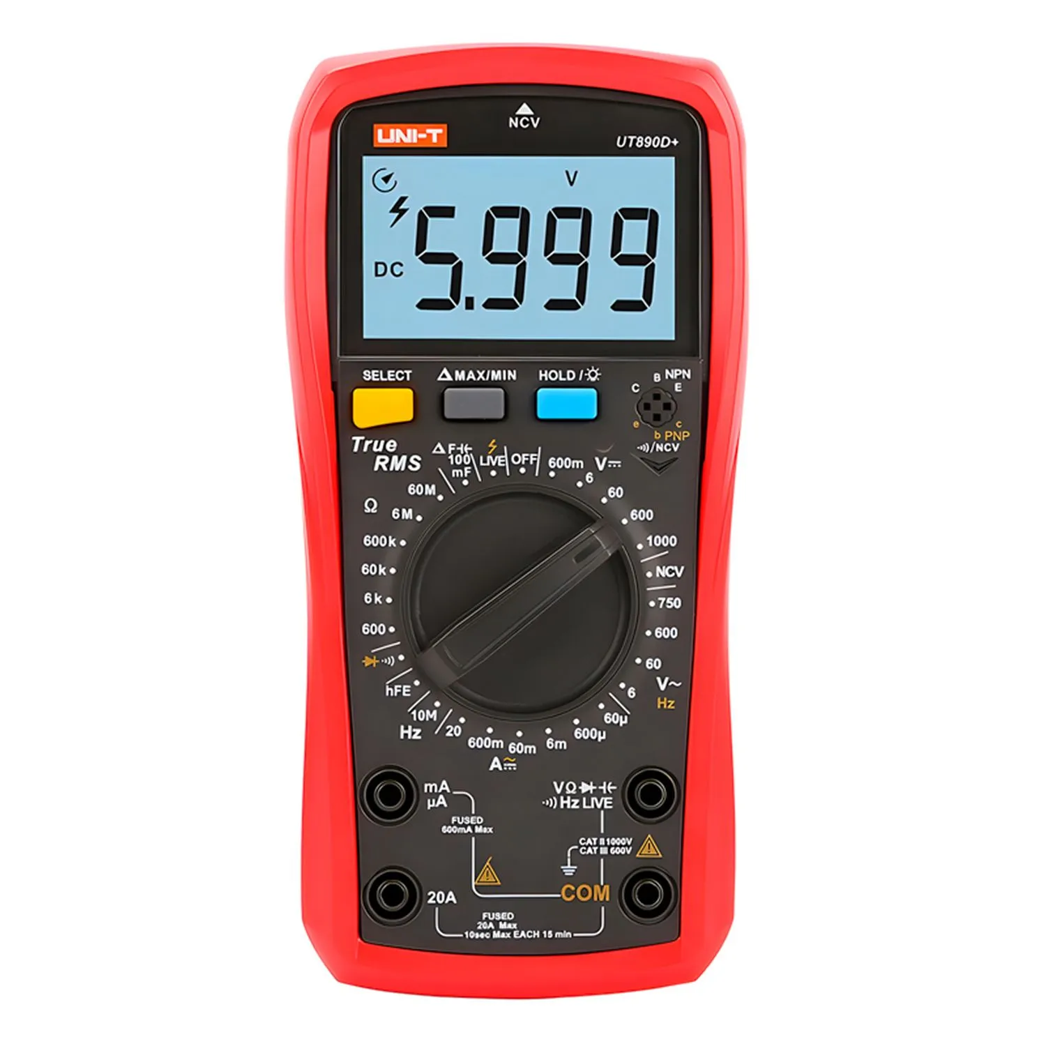 Мультиметр универсальный UT890D+ UNI-T 13-0071