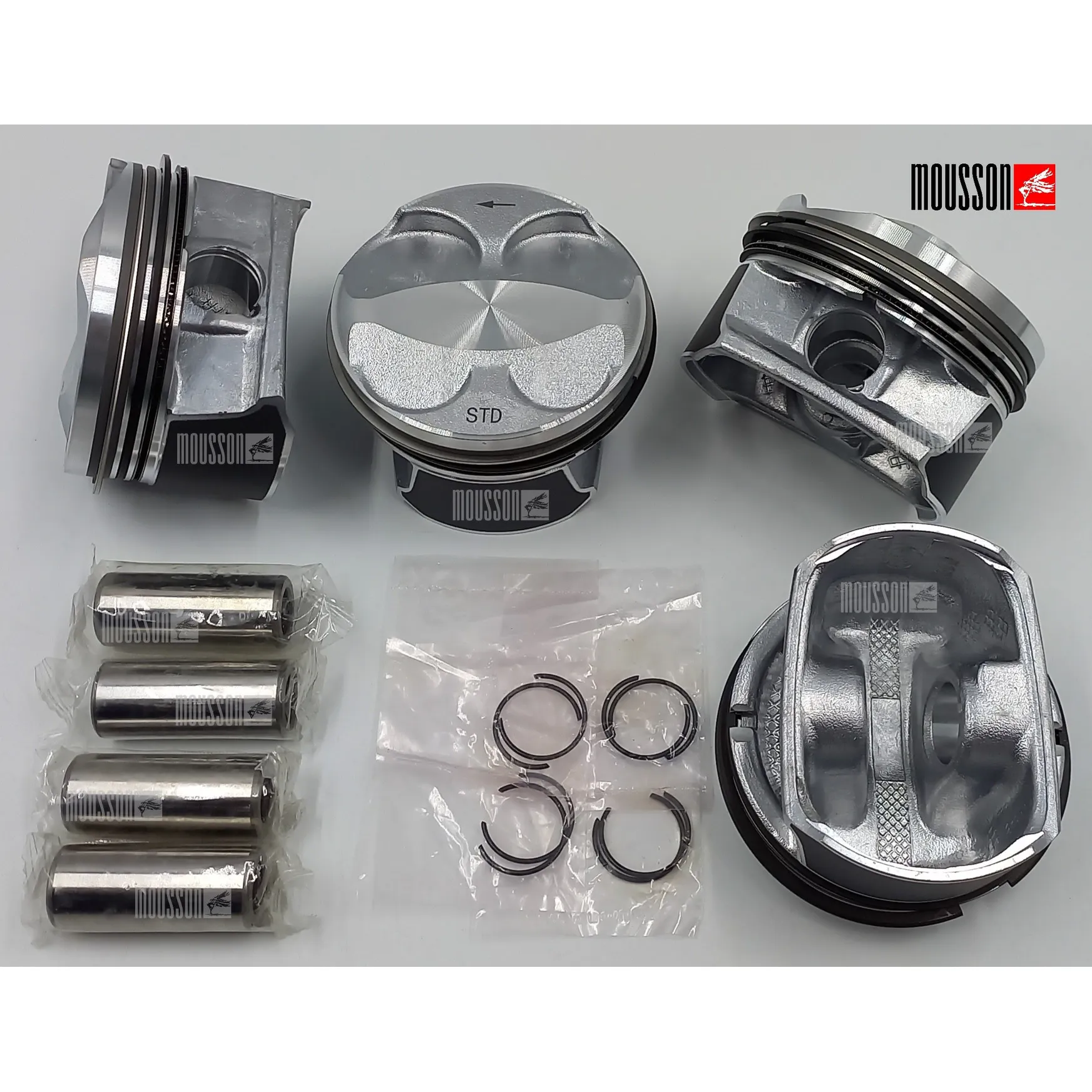 Поршень кольца комплект BMW 1,4L N12B14A на 1 цилиндр MOUSSON SPRN12B14ASTD