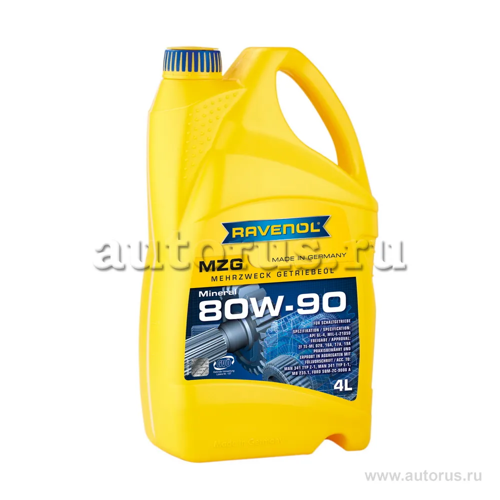 Масло трансмиссионное Ravenol 80W-90 4 л 1223105-004