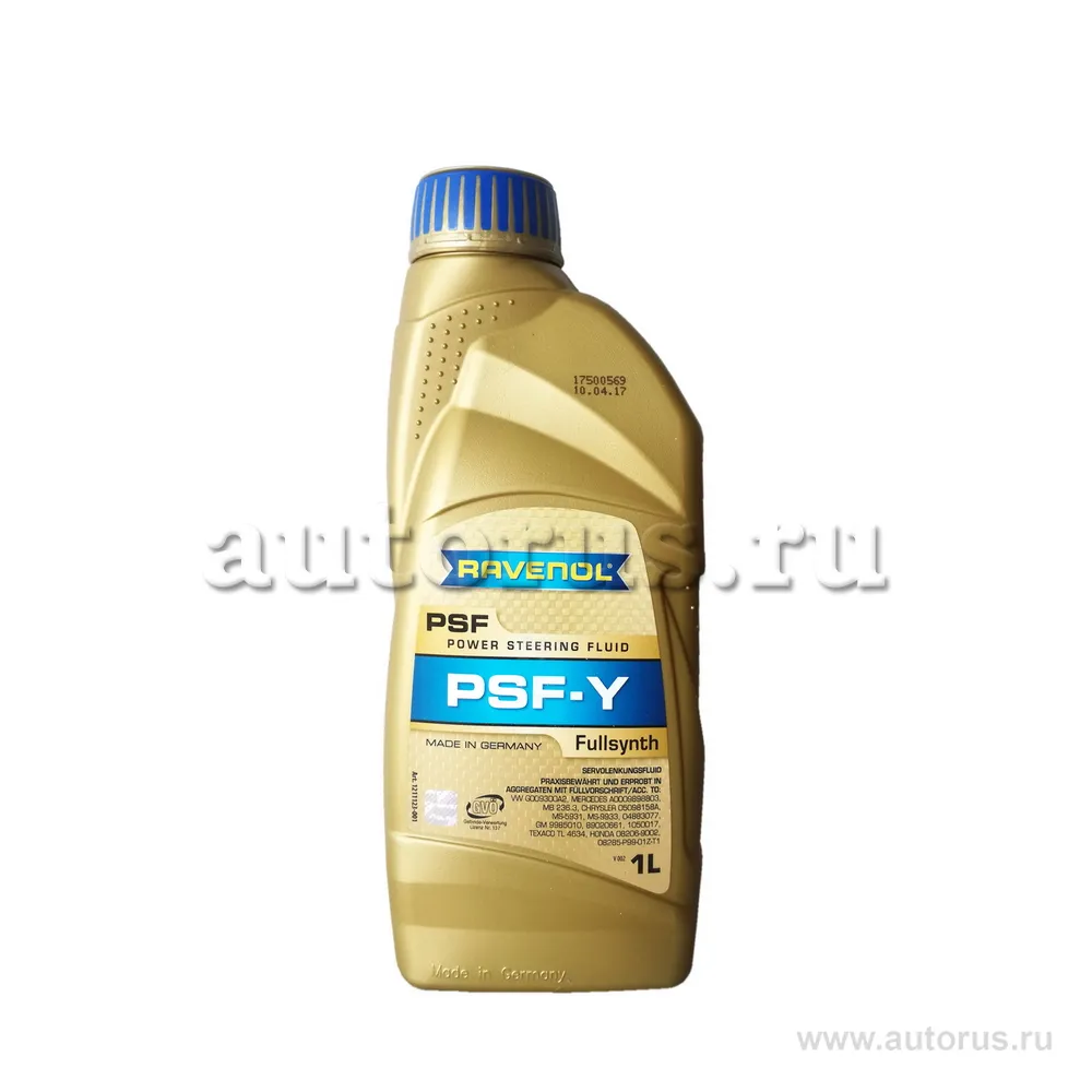 Жидкость для гидроусилителя RAVENOL PSF-Y Fluid (1л) new 1211123-001 (4014835718616)
