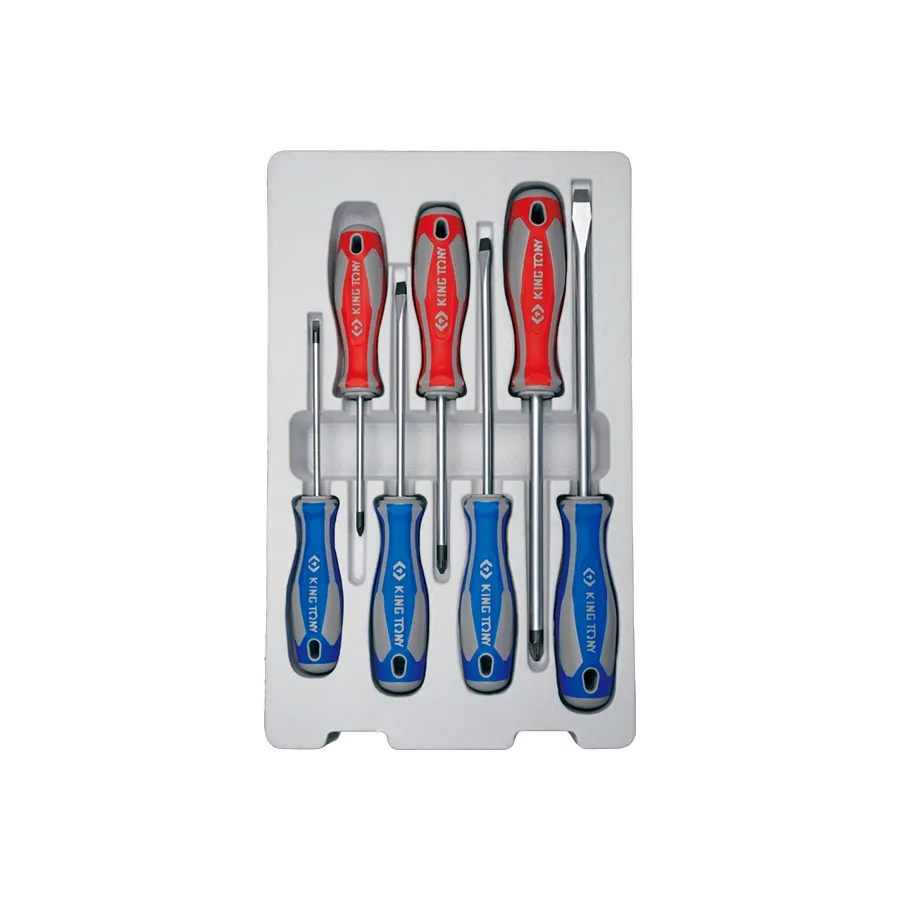 Набор отверток в коробке, 7 предметов KING TONY 30127MR