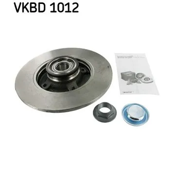 Диск тормозной задний с подшипником SKF VKBD 1012