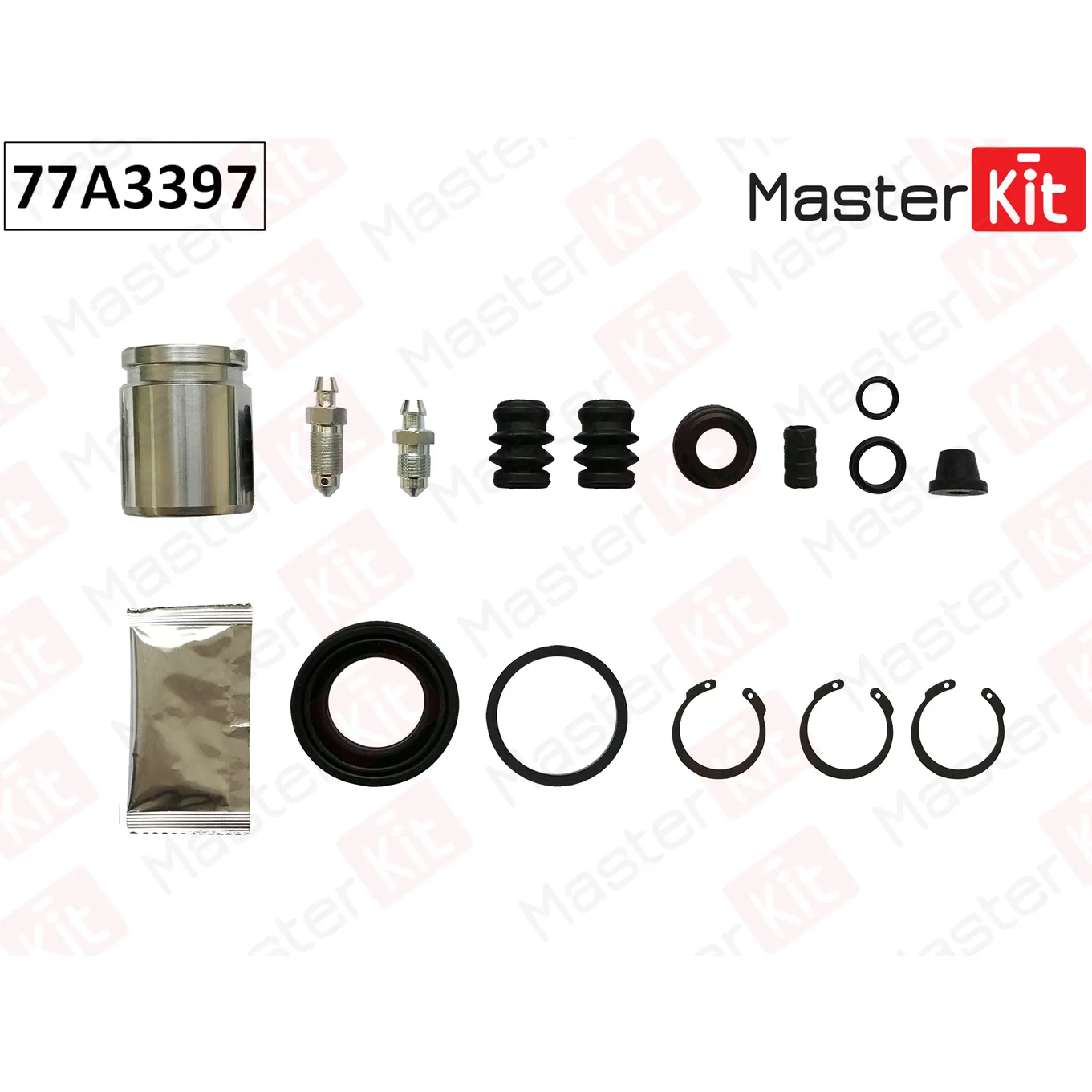 Ремкомплект тормозного суппорта + поршень с механизмом Nissan MAXIMA / MAXIMA QX V (A33) 199 MASTERKIT 77A3397