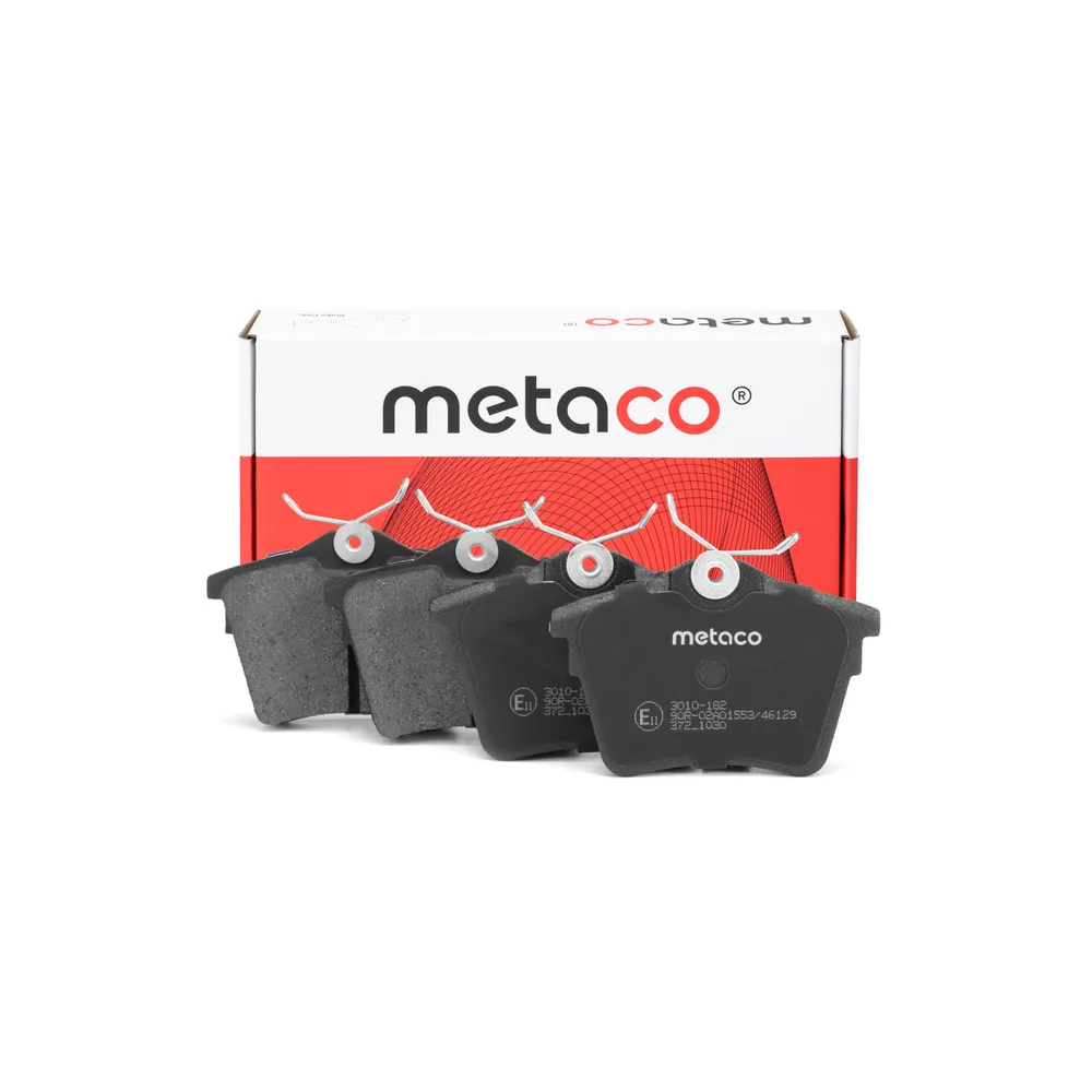 Колодки тормозные задние дисковые к-кт PEUGEOT 407 04> Metaco 3010-182