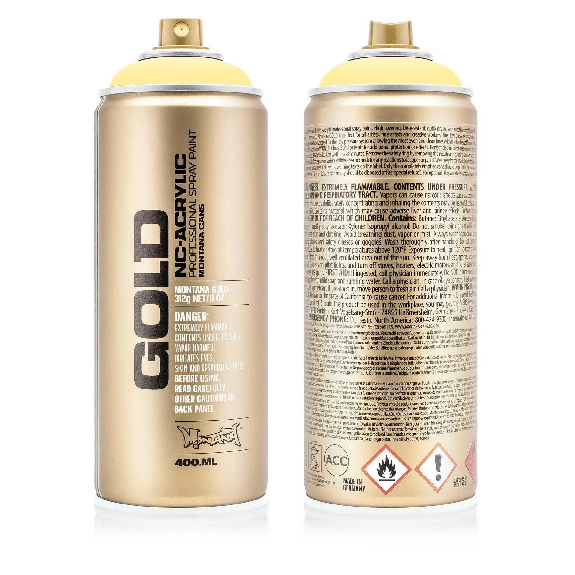 Краска GOLD ваниль MONTANA CANS G1000