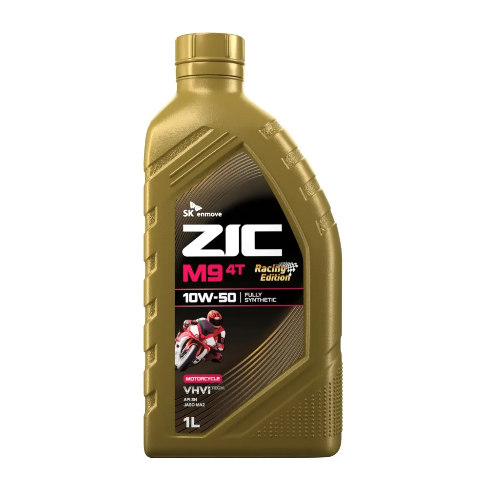 Масло моторное ZIC M9 4T RACING EDITION 10W-50 синтетическое 1 л 137214