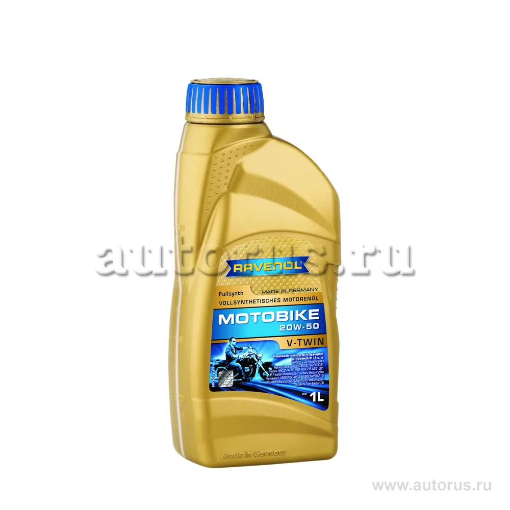 Моторное масло RAVENOL Motobike V-Twin SAE 20W-50 Fullsynth (1л) new 1171105-001 (4014835803251)