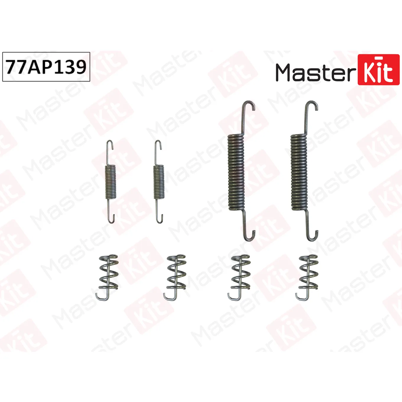 Комплект установочный тормозных колодок Volvo S60 98 MASTERKIT 77AP139