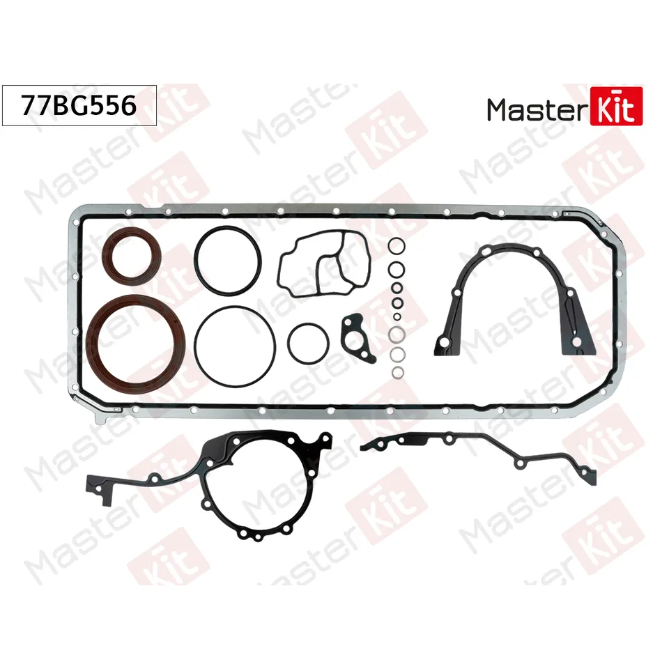 Комплект прокладок, блок-картер двигателя BMW 3 (E36) M50 B25 (256S1),M50 77BG556 MASTERKIT 77BG556