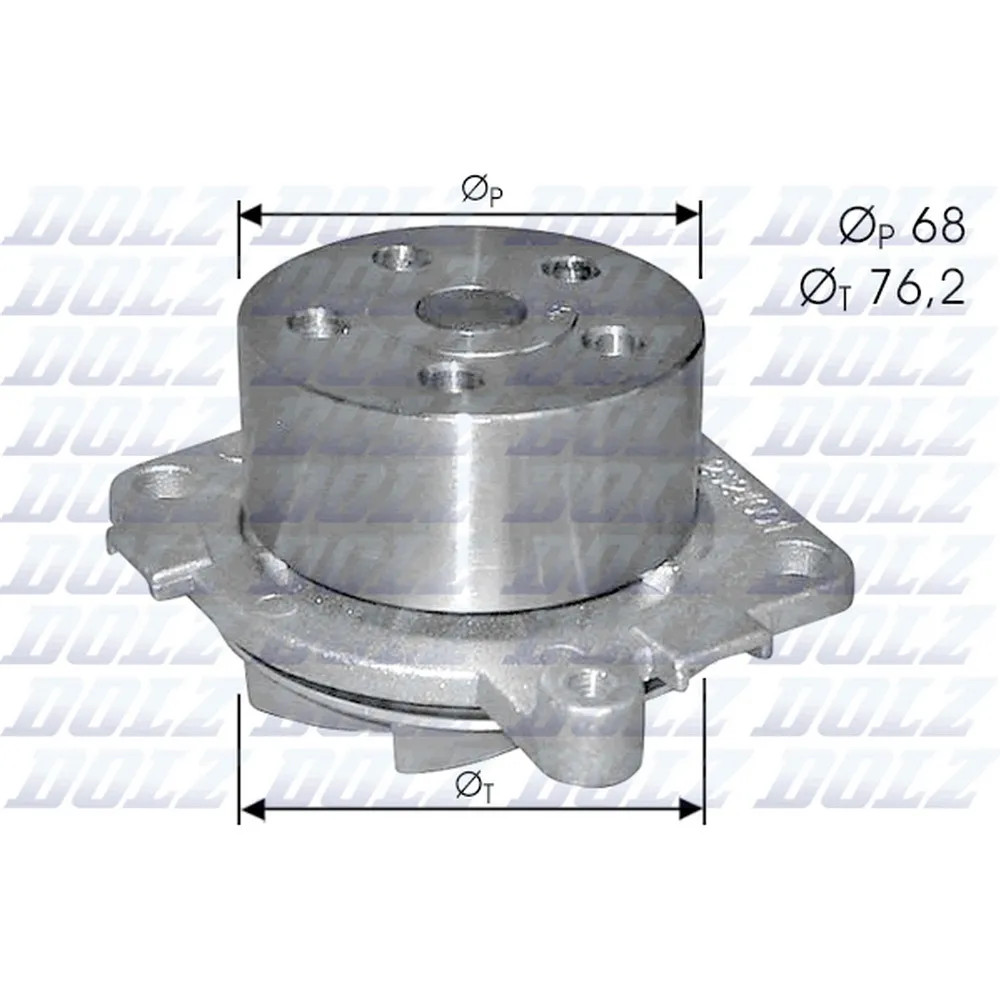 Помпа, водяной насос ALFA ROMEO 145/146/156 1.6 Twin Spark 16v 96- DOLZ S213