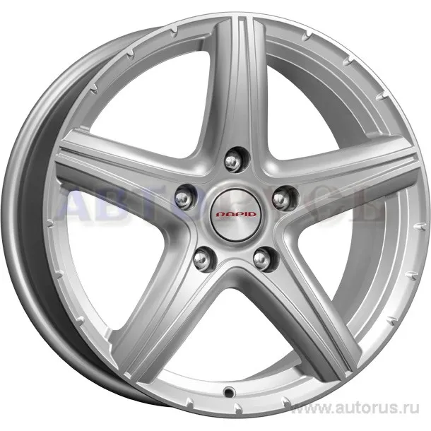 Диск литой R17 7.5J 5x127/71.6 ET45 КИК Барракуда блэк платинум 18449