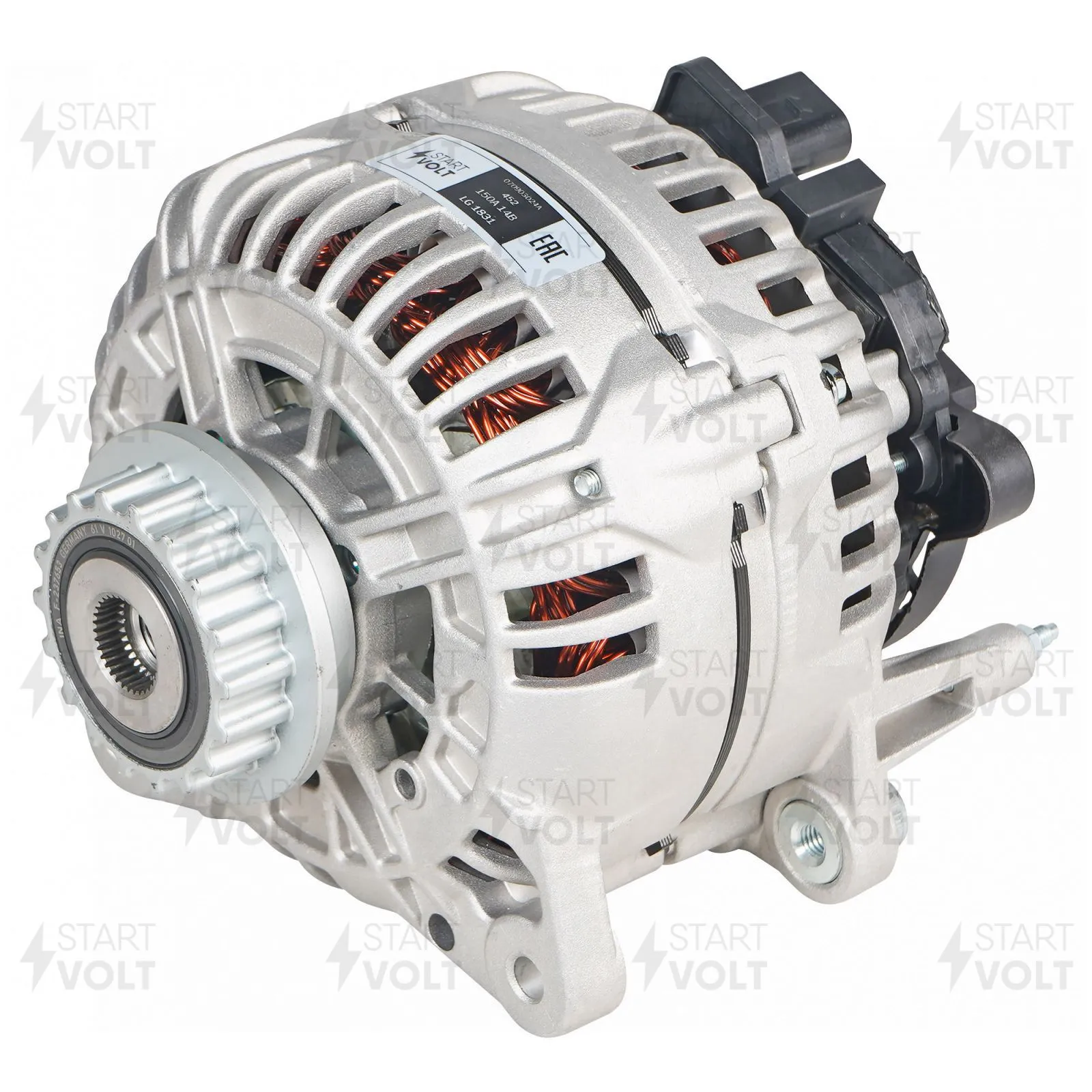 Генератор для а/м VAG Touareg (02-)/Transporter T5 (03-) 2.5TDi 150A STARTVOLT LG 1831
