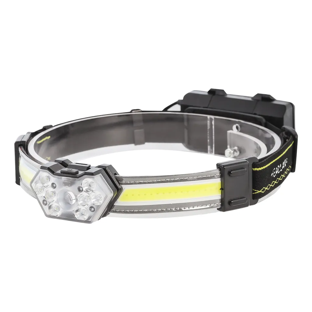 Аккумуляторный налобный фонарь 8 Вт LED + 5Вт COB+Stop light SMARTBUY SBF-HL044b