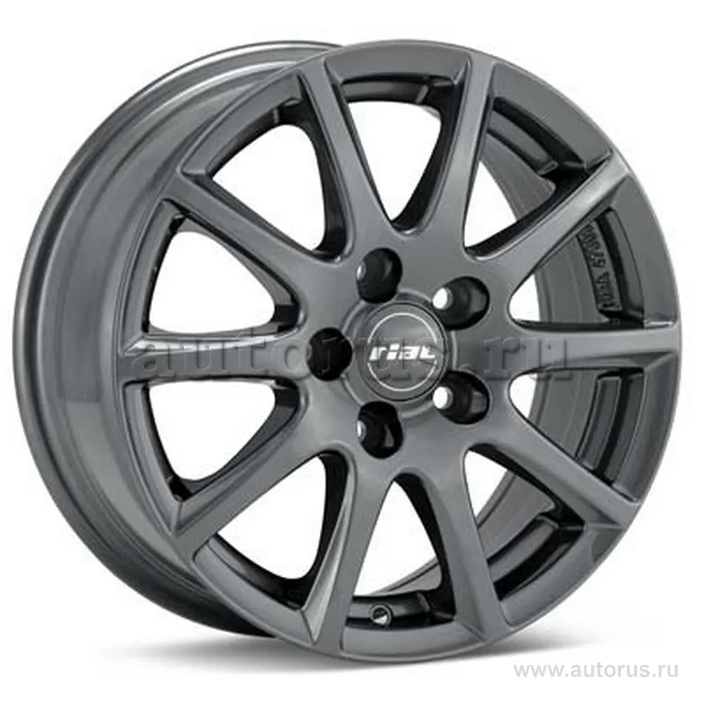 Диск литой R17 7J 5x120/76.1 ET40 Rial Milano Titanium MI70740B925