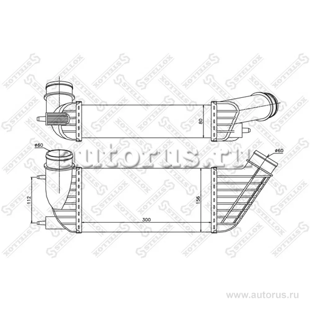 Интеркулер Citroen Jumper, Peugeot Exp STELLOX 1040176_SX